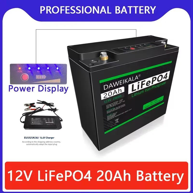 12V 20Ah Lifepo4 Ba…