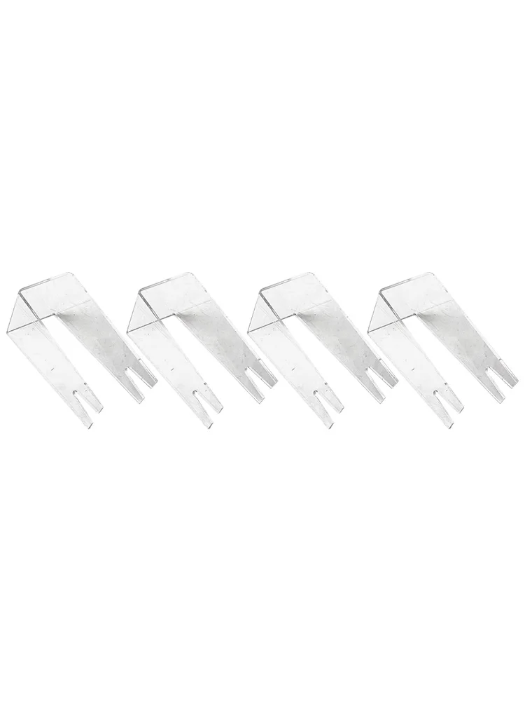 4pcs Table Tennis Bat Holder Gewo 4PCS Display Stand 13x6.3x6cm Acrylic Racket Holder Suitable For Sports Store
