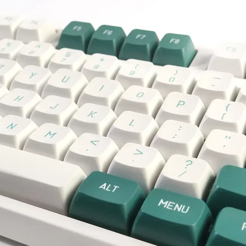 Melkgroen mechanisch op maat gemaakte keycap XDA sublimatie PBT-materiaal origineel gevoel magnetische as DIY-persoonlijkheid