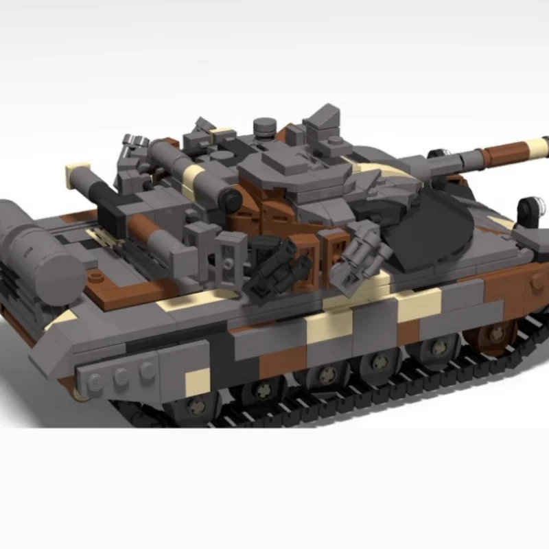 WW2 T-64A Capital Tank Model Military Series DIY Assemble Bricks Building Blocks Education Toys Birthday Gifts for Kids