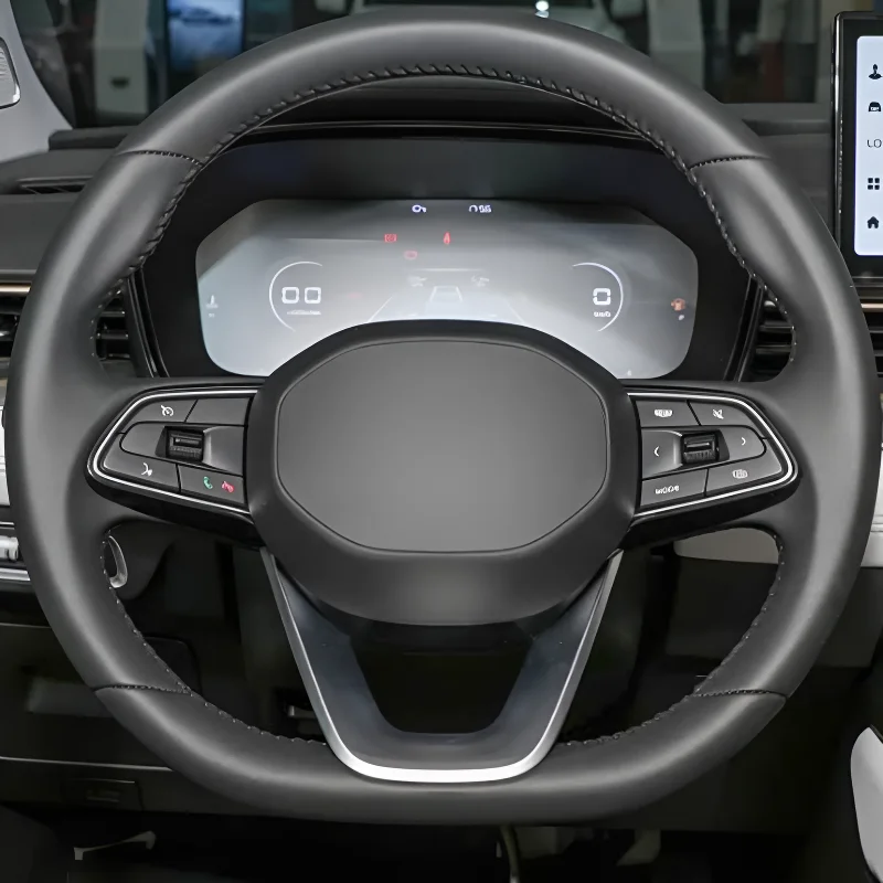 

For Geely Emgrand L 22Models Hand-stitched Car Steering Breathable; wear-resistant; skid-proof full coverage modification desig