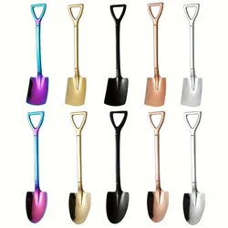 4/10Pcs Coffee Spoon Fruit Shovel Vintage Shovel Ice Cream Eating Spoon CreativeTea Spoon Fashionable Tableware