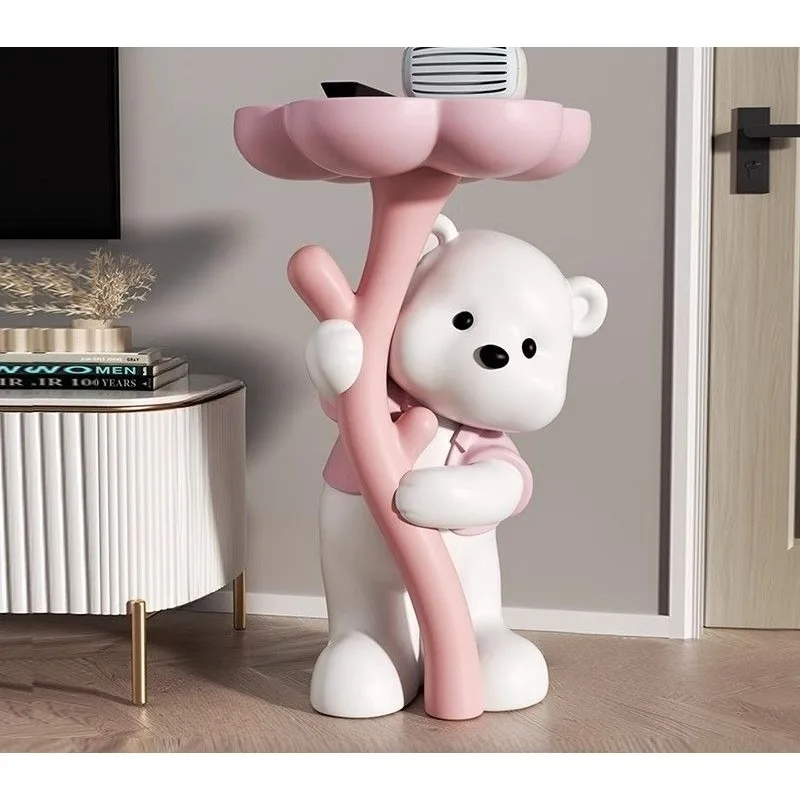 باقة الدب طاولة القهوة غرفة المعيشة الديكور أرضية كبيرة الراقية خزانة التلفزيون أريكة طاولة جانبية #4