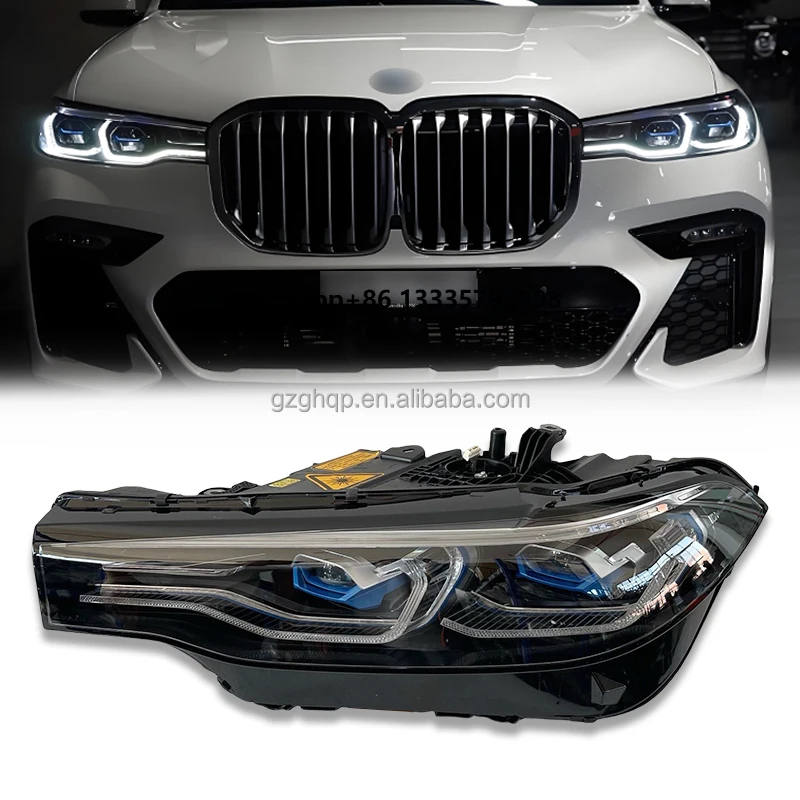 

Suitable for 20-23BMW X7 G07 High-end’Laser Headlight Assembly Old Model Upgraded to New LED ‘Laser Headlights