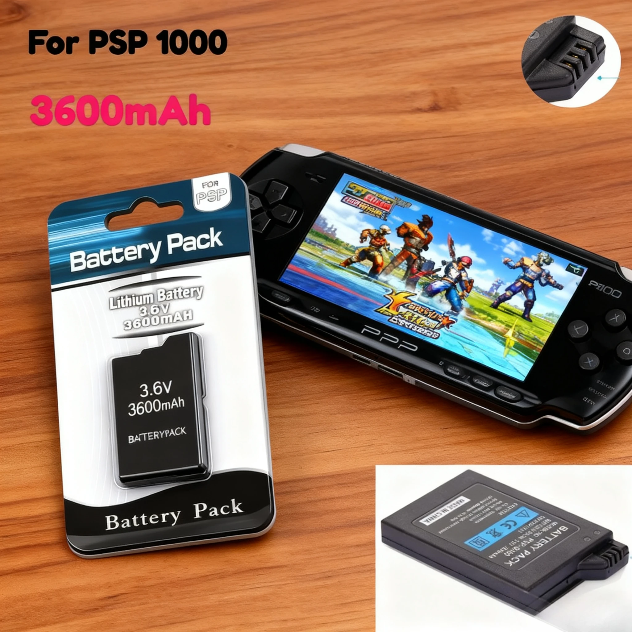 3.6V 3600Mah Gamepa…