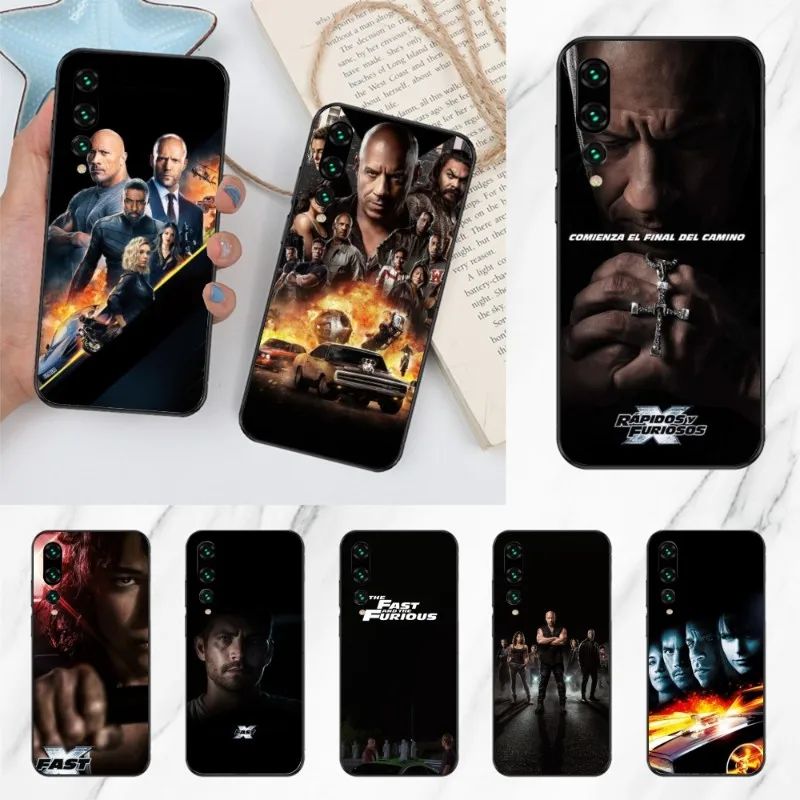 Fast and Furious Smart Phone Case for Huawei P50 P40 P30 Pro Lite P Smart 2021 2019 Magic 3 Black Soft Phone Cover Funda