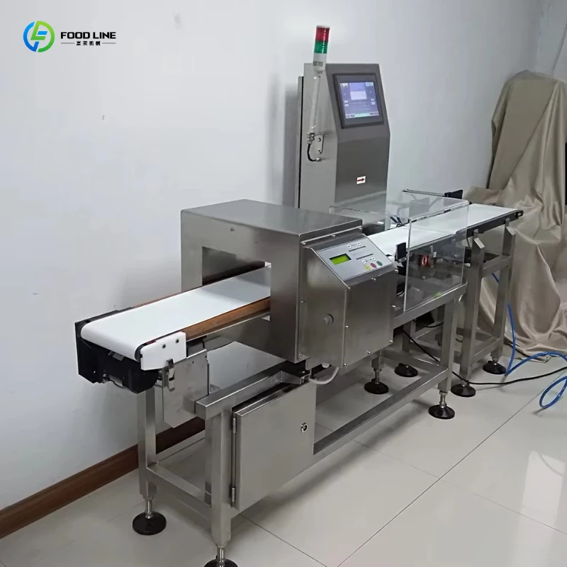 Food Metal Detector Stainless Steel Multi-Freq Anti-Interference AutoReject for Sauce Liquid Powder Gran Paste Custard Gravy