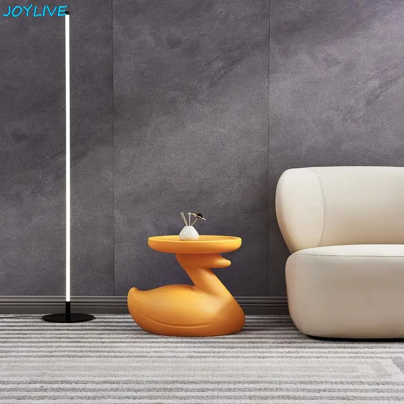 JOYLIVE Creative Living Room Plastic Children's Coffee Table Nordic Modern Minimalist Mini Round Table Exquisite Side Table