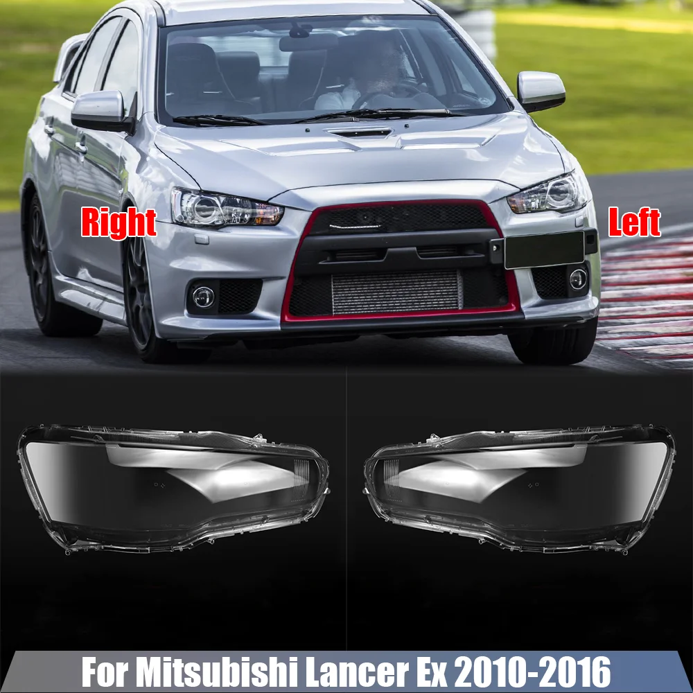 For Mitsubishi Lancer Ex 2010 2011 2012 2013 2014 2015 2016 Headlights Cover Transparent Lampshade Headlamp Shell Plexiglass