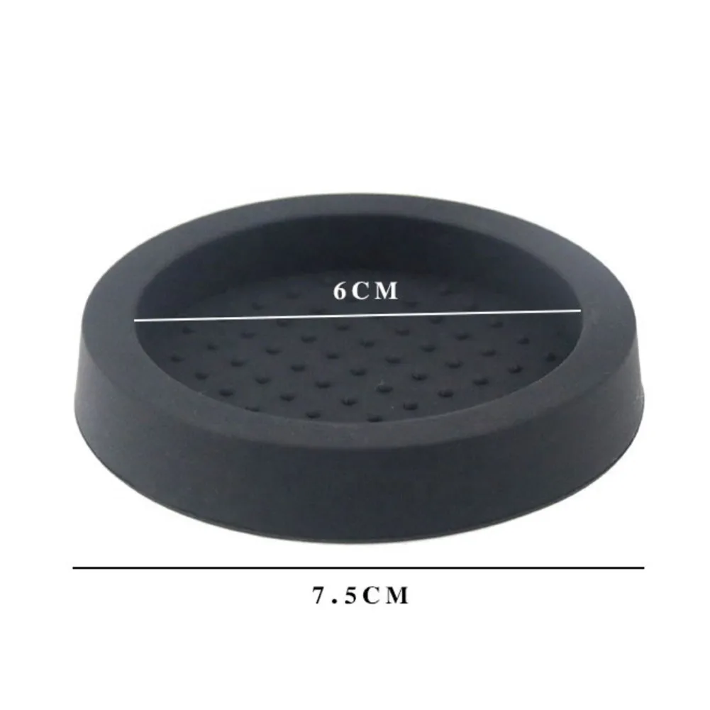 Silicone Coffee Tamper Holder Pad Round Mat Stand Thicken Non-slip Maker Anti-skid Machine Powder Espresso Kitchen Dagdet