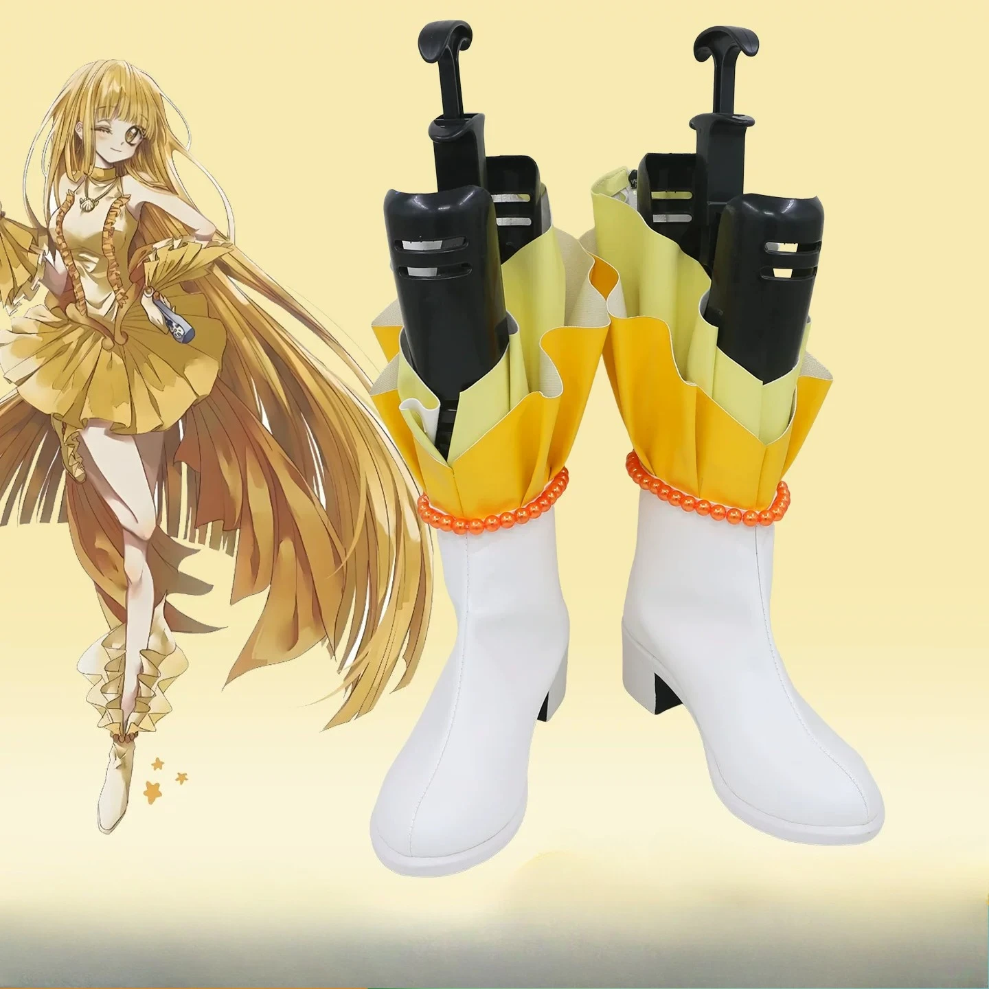 

Anime Cosplay Shoes Koko Nanami Luchia Mermaid Meiody Pichi Pichi Pitch Boots Halloween Party Costume Accessories Custom Made