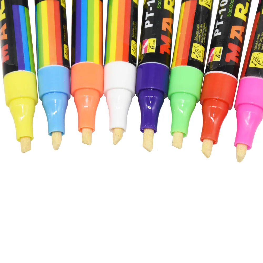 Queen King Bee Marker Pen 8 Colors Optional Queen Bee Marking Pen Bevel Beekeeping Tools