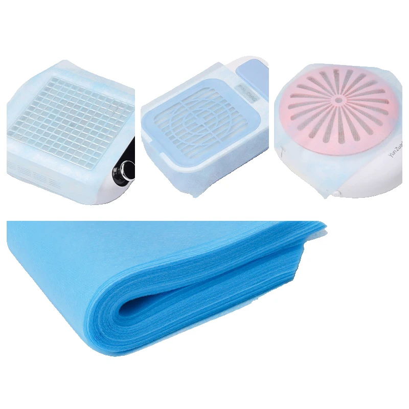 Nail Vacuum Filter Paper Filter White Dust Collector Replace Nail Vacuuming Ultra-thin Cleaner Filter Non Woven Fabric Cotton