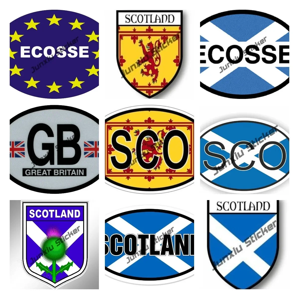

Scotland Flag Sticker Die Cut Vinyl Skateboard Luggage Laptop Sticker Accessories Creative Decal