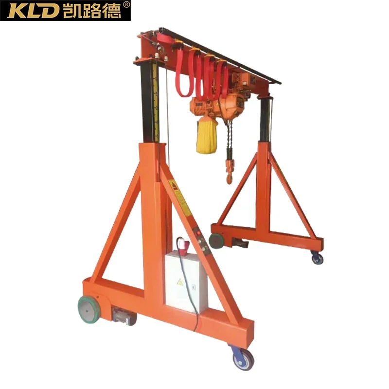 Gantry Rack, Gantry Loader for Machine Shop, Electric Traveling Gantry Crane 2 Ton Customizable