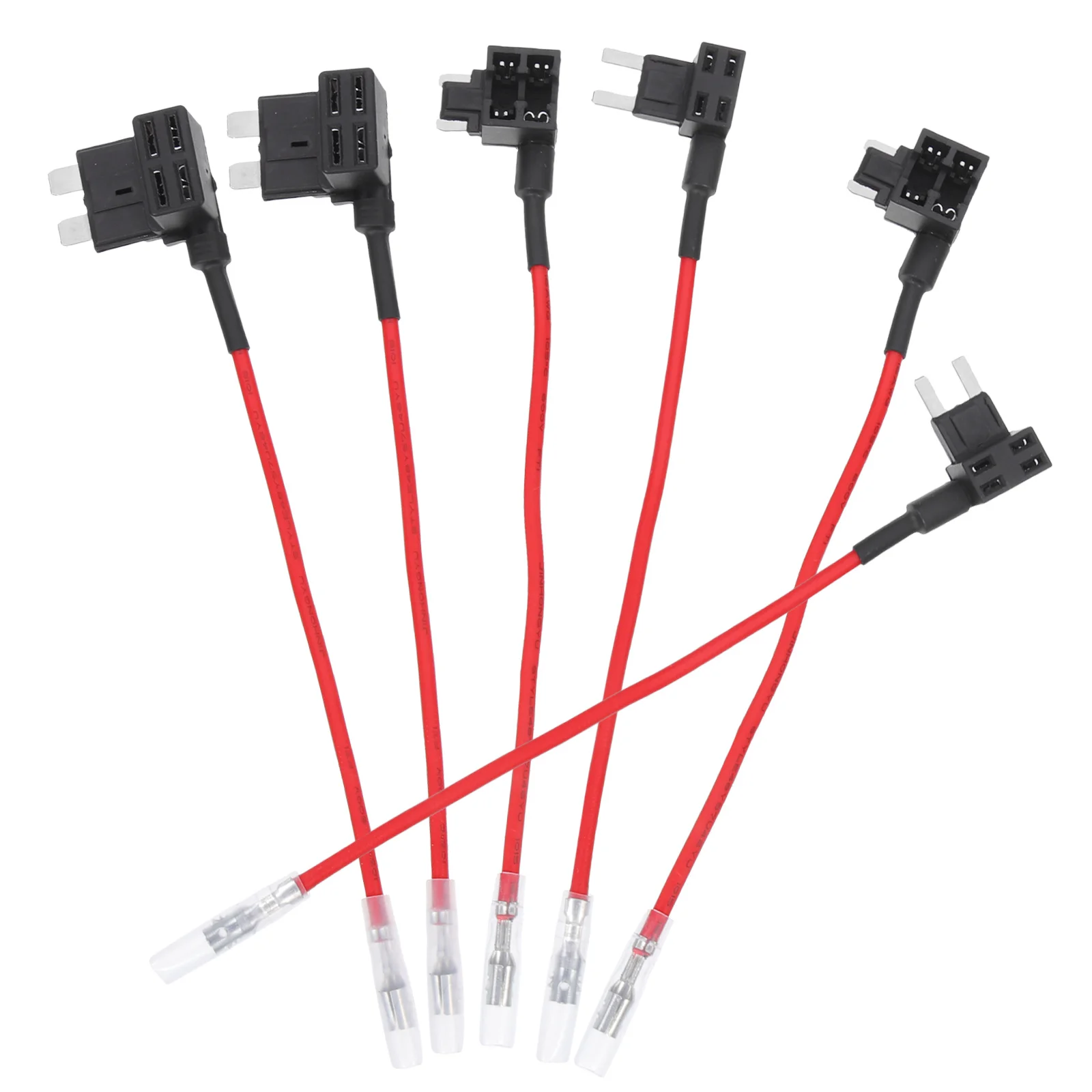 

6pcs Car Power Protector In Line Fuse Holder 16 Gauge 10A Circuit Protection For Vehicle Electrical System Automotive Fuse Tap