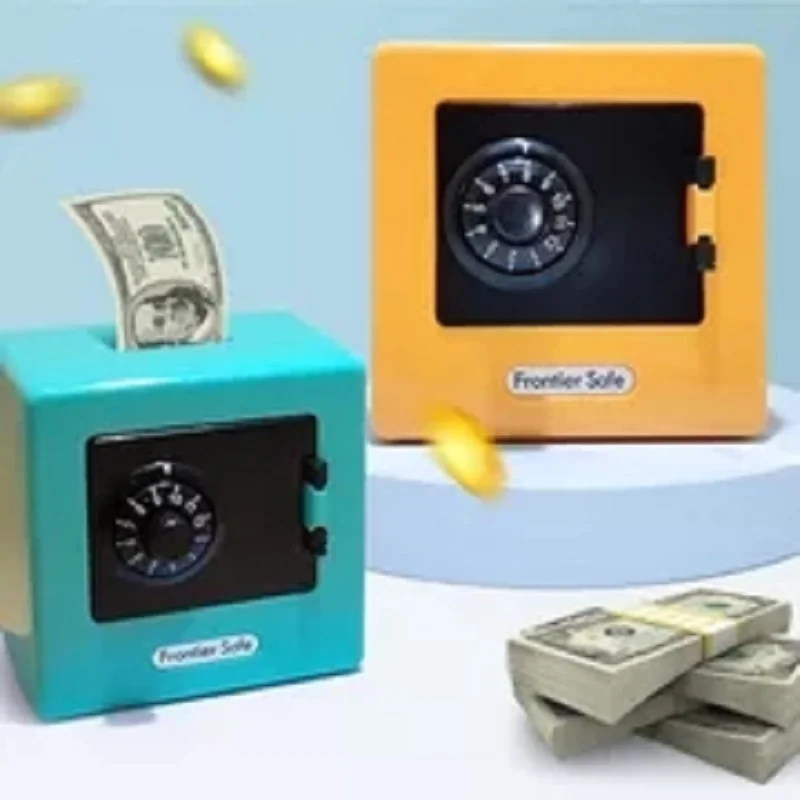 Mini Atm Money Box Creative Piggy Bank Password Digital Coins Cash Deposit Children Security Saving Safe Box Best New Year Gift