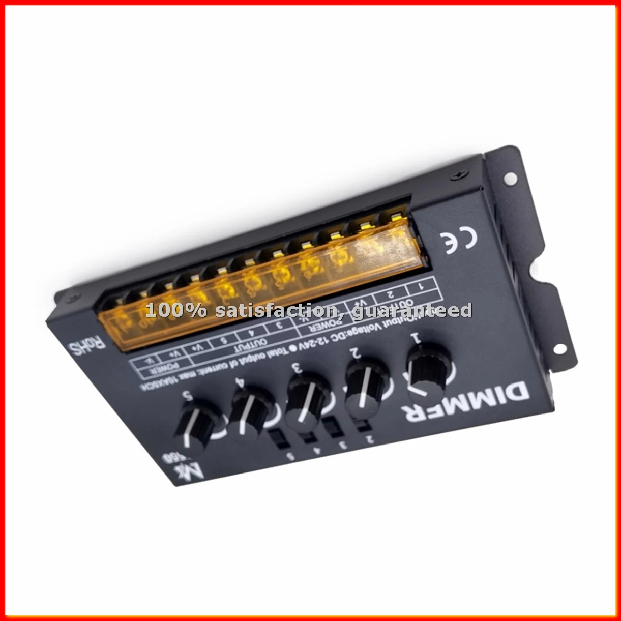

RGBW RGBWW LED Dimmer Controller DC5-24V D550 10A x 5CH for 5050 RGBW RGBWW LED Strip Light-BCBW