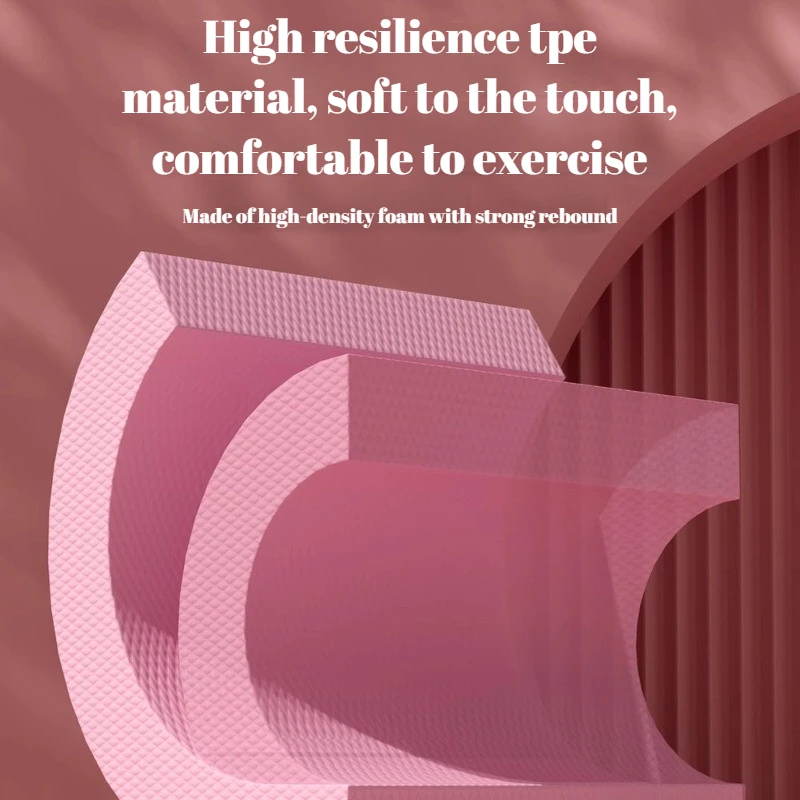 TPE وسادة التوازن وسادة الركوع عالية الارتداد مرونة اللياقة البدنية حصيرة للتدريب الأساسية اليوغا بيلاتيس المنزل الصالة الرياضية تجريب وسادة مريحة