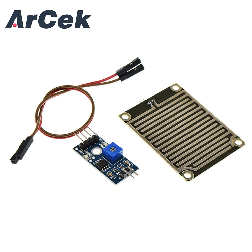 Snow Raindrops Detection Sensor Board Modue Rain Weather Module Humidity for Arduino Weather Monitor High Sensitive
