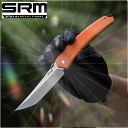 SRM 9211/9202 kieszonkowy składany ostrze noża Survival jacknife Outdoor Camping polowania turystyczna noże taktyczne składany scyzoryk