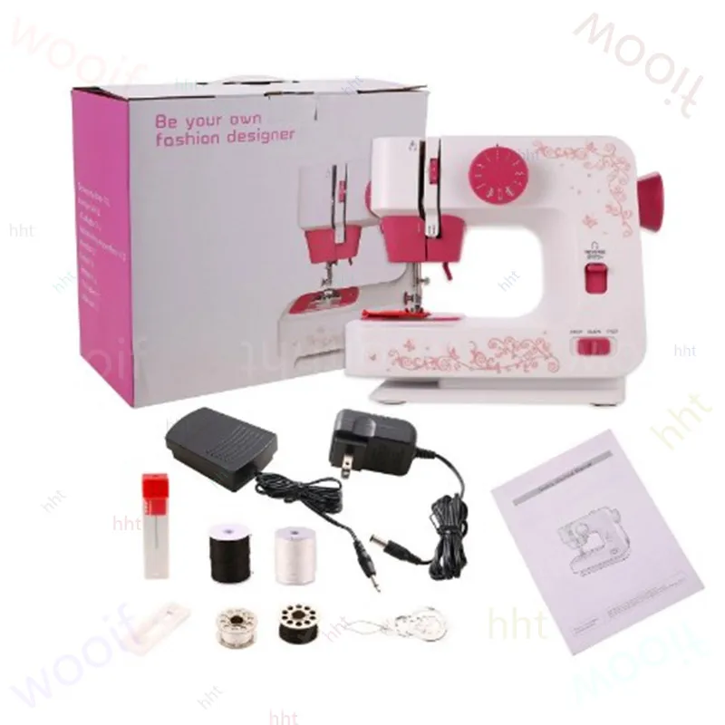 Sewing Machine 1501 Mini Household Multifunctional Electric Thick Sewing Machine 12 Kinds of Stitch Edge Locking Machine