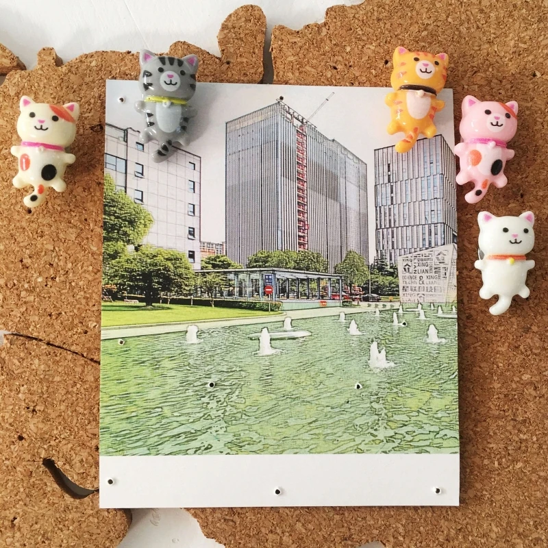 Push Pins Decorative Drawing Pins Cute Animal Thumb Tacks for Home Office Classroom Photos Wall Maps Cork Boards