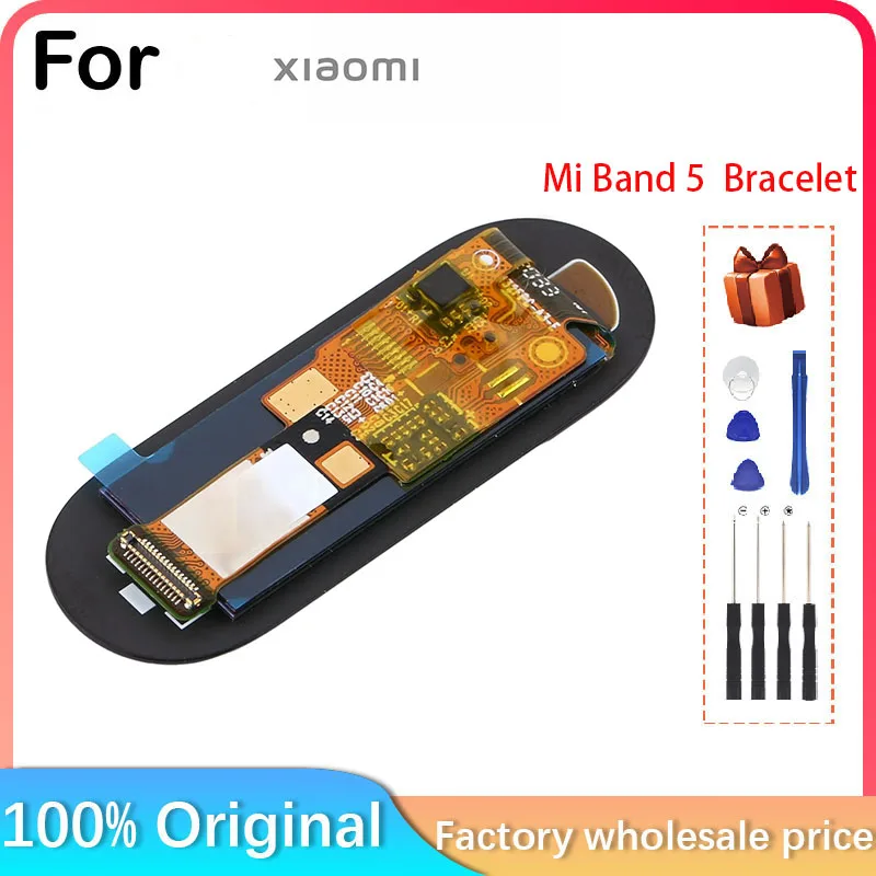 Per Xiaomi Mi Band 5 Smart bracciale Display LCD riparazione schermo + Touch Screen + NFC