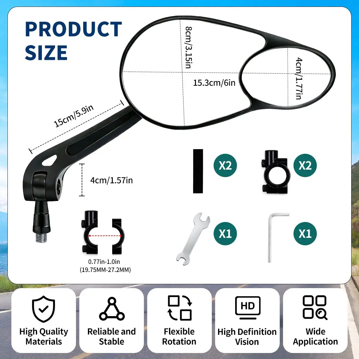 Thumbnail 4 - #74 Bicycle Mirrors List of Top Picks