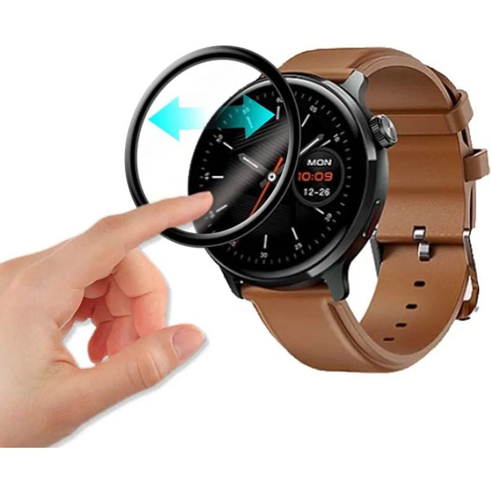Film de protection d'écran incurvé 3D pour montre intelligente Mibro Lite2, pour Mibro lite 2 (verre non trempé), accessoires de montre