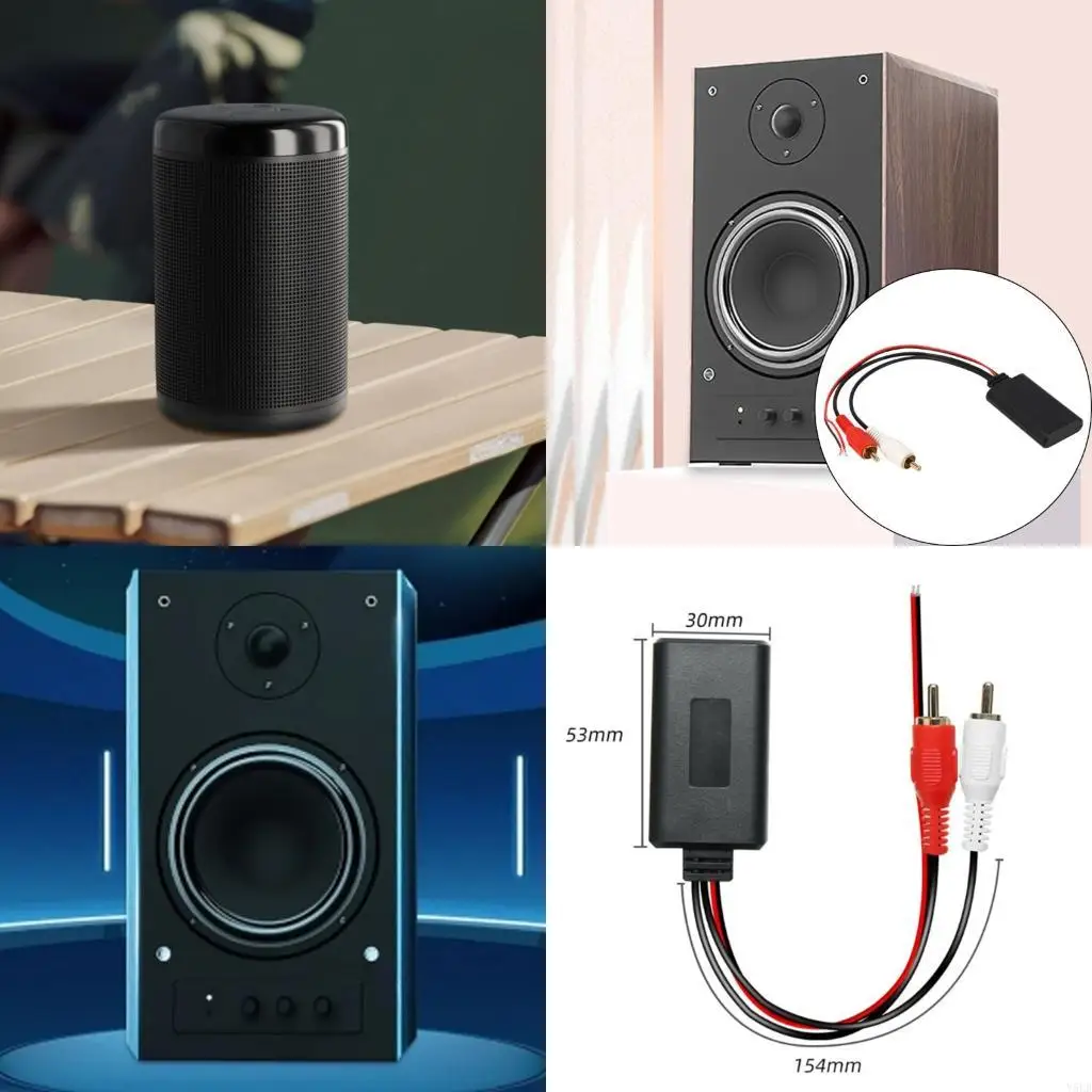 

Y5LB Wireless Vehicle Sound Module Double Channel Output Bluetooth-compatible For Automotive Power Small Wireless Receiver