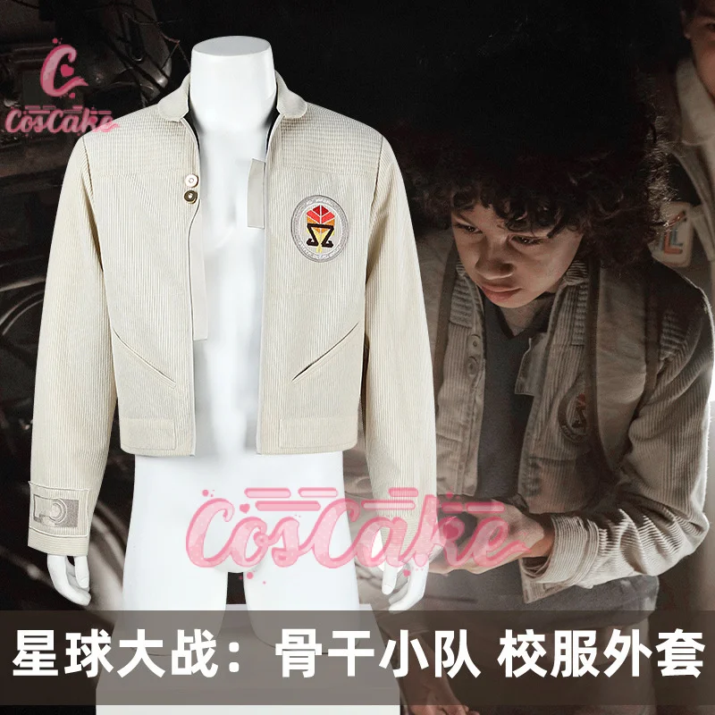 White Skeleton School Uniform Cosplay Costume Man Corduroy Coat Christmas New Year Deguisement Custom Size