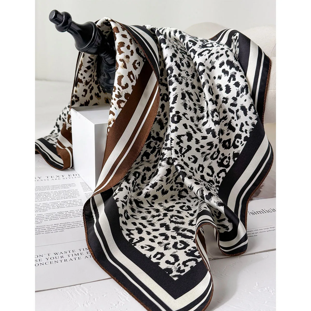 

100% Natural Twill Silk Scarf for Women Neck Tie Double side Female Shawl Wrap Mulberry Square Lady Hijab Bandana צעיף Scarves