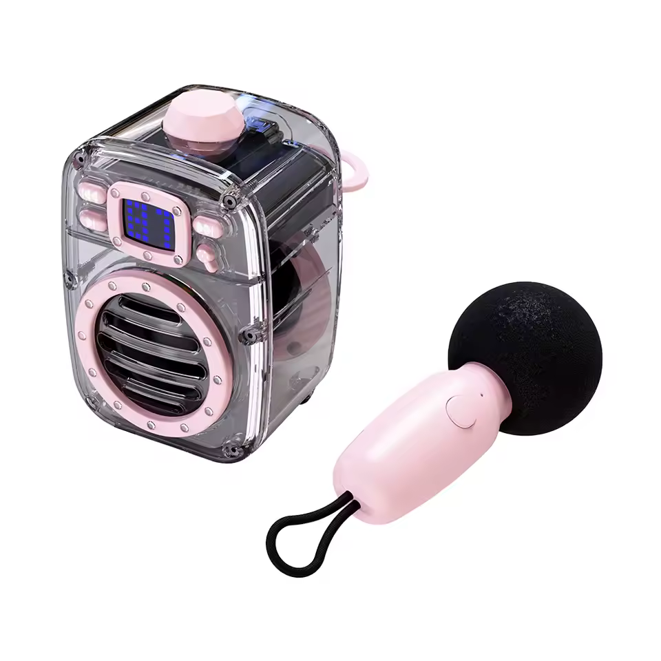 카라오케 스피커 마이크 포함 이미지