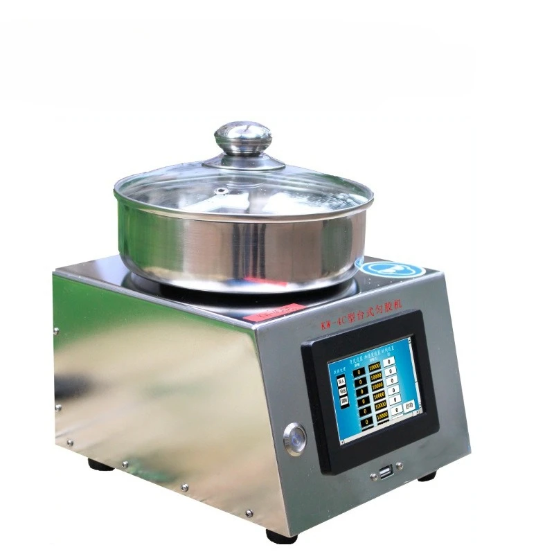 

KW-4C digital glue leveler, spin coater, glue throwing machine, rotary glue coating, disc holder