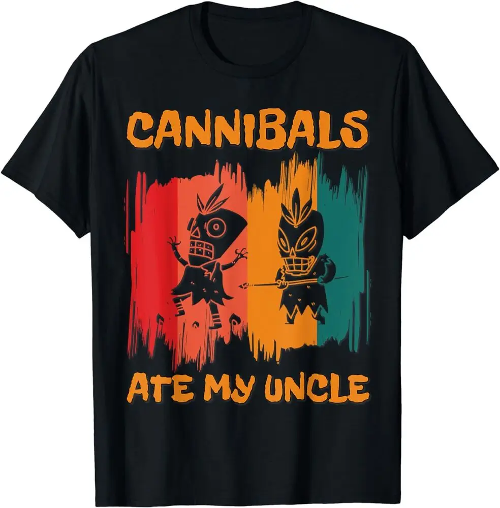 Cannibals Ate My Uncle Joe Biden Trump 2024 Political Satire T-Shirt Y2K tops Unisex Summer Short Sleeve