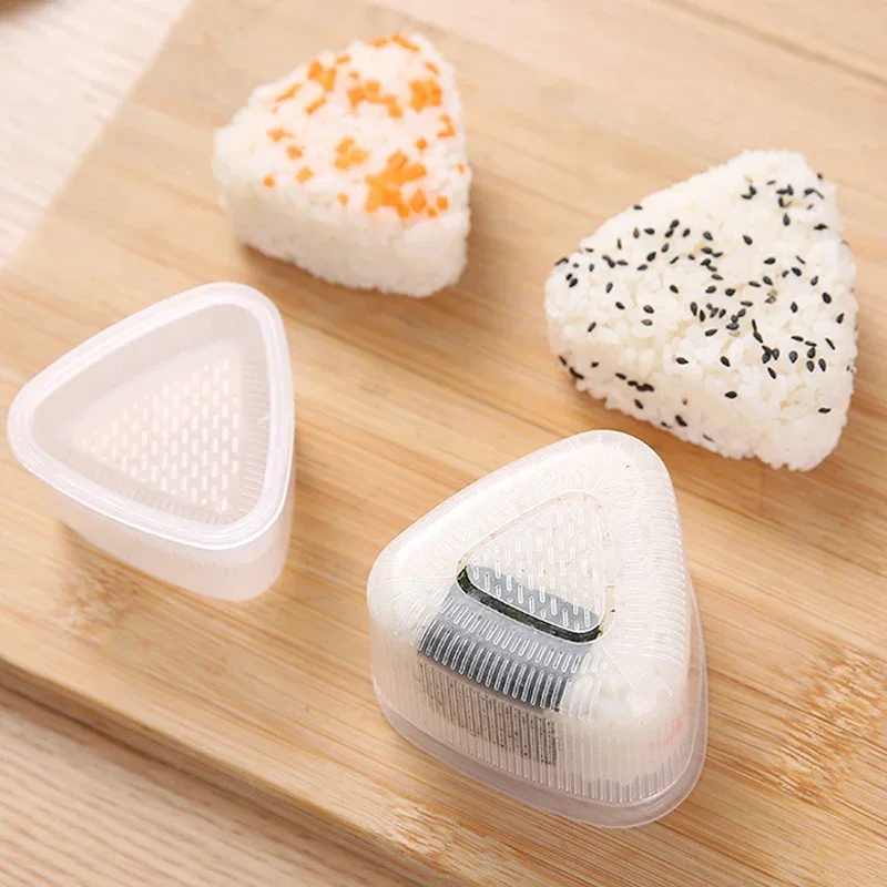 3PC Triangle Form Sushi Molds Rice Ball Bento Sushi Make Mold DIY Tools Food Grade PP Utility Kitchen Accessories Cooking Supply