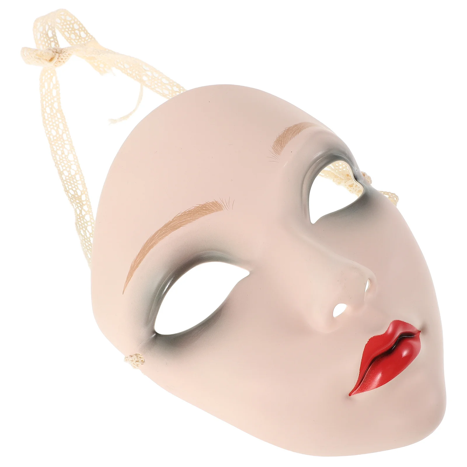 

Full Face Chinese Style Mask Traditional Hanfu Accessory for Cosplay Masquerade Party Stage Performance Japanese Cosplay Mask