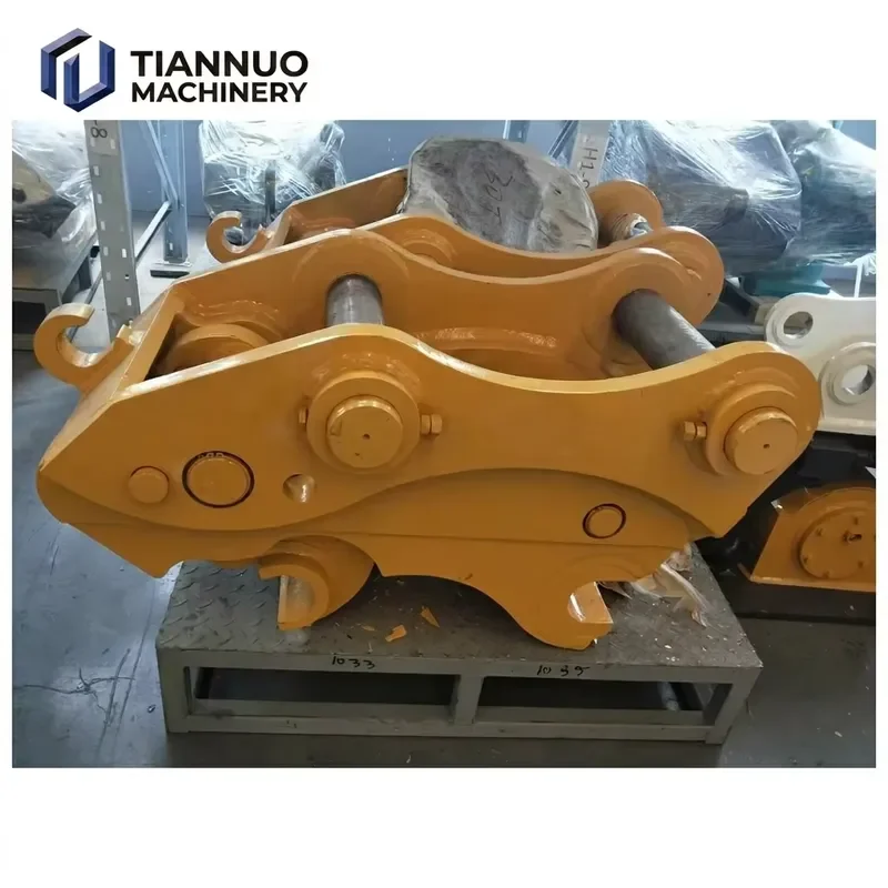Tian Nuo CE Certified 7-10 Ton High Strength Professional Hydraulic Quick Hitch Construction Excavator Quick Coupler