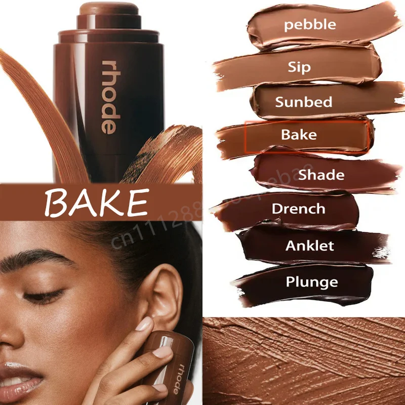 Rhodeskin Contour Stick Waterdichte Bronzer Natuurlijke Finish Neus & Kaaklijn Contouring Zakformaat Cadeau voor Vrouwen Dagelijkse en Feestmake-up