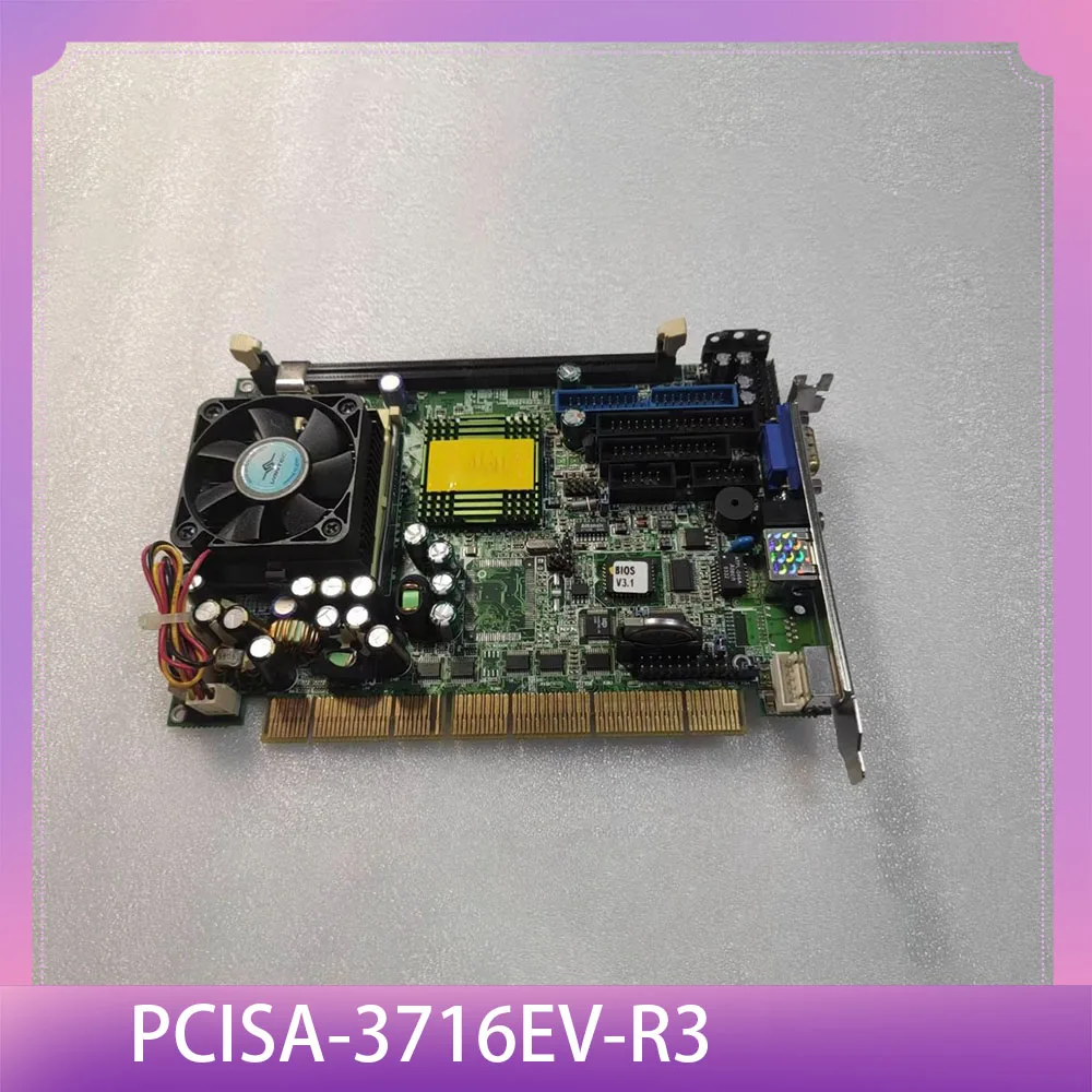 Carte mère d'ordinateur industriel PCISA-3716EV-R3 avec un seul port réseau, demi-longueur, pour processeur