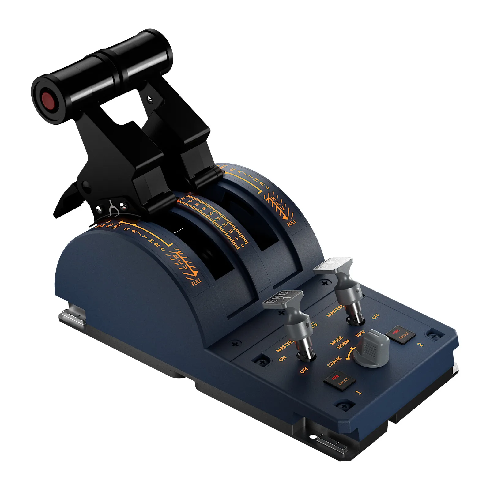 MINOR 32 Metal Flight Simulator Throttle/32 PAC Aerodynamic Configuration Metal Panel for X-Plane MSFS