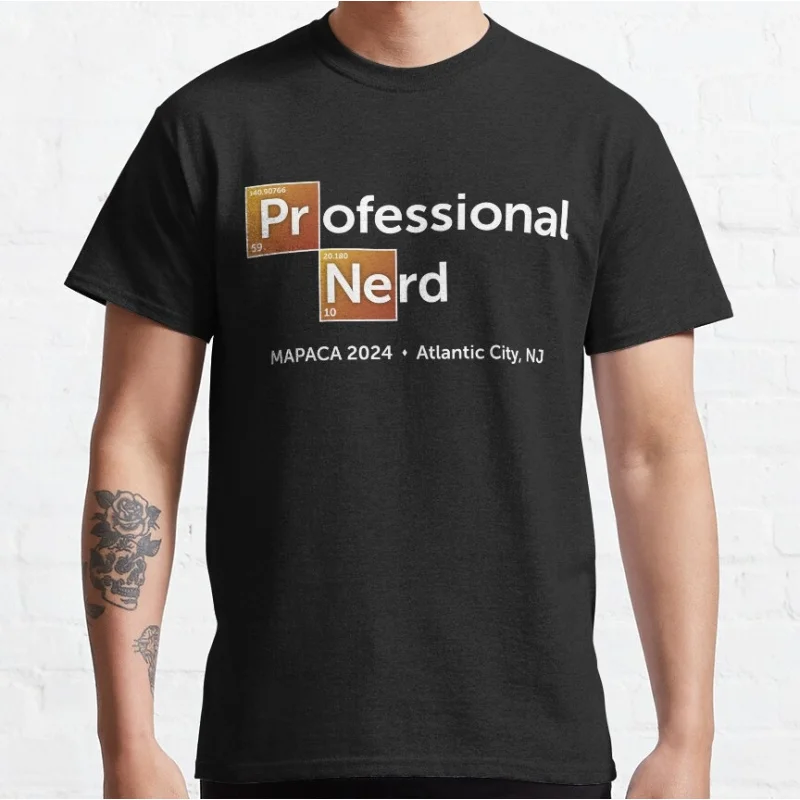 

Professional Nerd 0220 Vintage Crime Movie Breaking Bad Gift t shirt Men's O-Neck Short Sleeve Graphic clothes All size tee