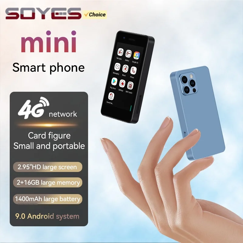 

SOYES S18 Mini 4G Smartphone 2.95inches MTK 2GB RAM 16GB ROM 5MP Dual SIM LTE Type-C Android Pocket Cellphone