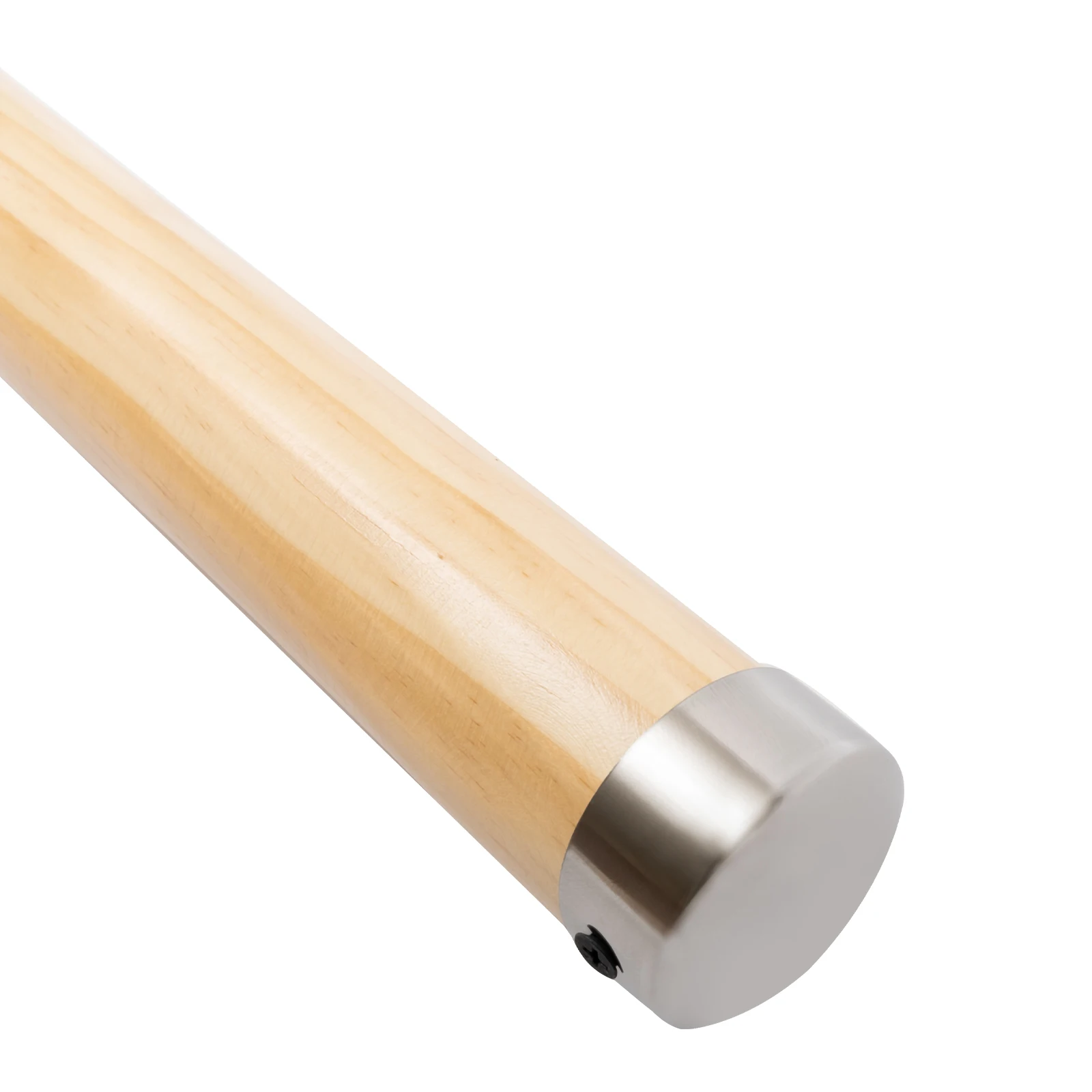 2 متر خشب متين درابزين درج داخلي 6.6FT خشبي حديث أصفر اللون PVC درابزين الدرج مع 4 قطعة بين قوسين السكك الحديدية