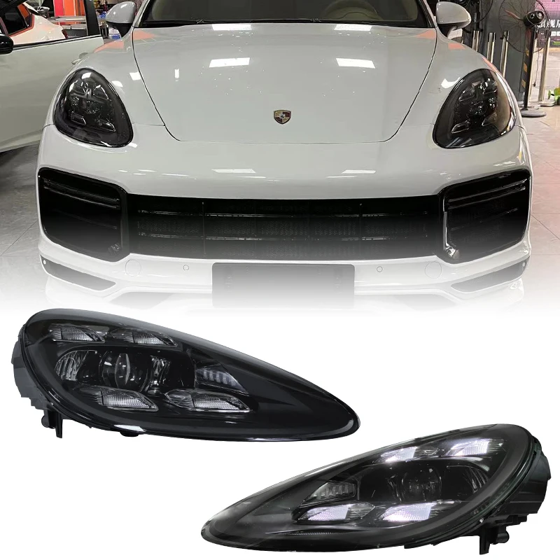 

For Porsche Cayenne 958 958.1 2011 2014 Year Car Accessories LED Headlight 958 Upgrade to 9y0 2023 Headlamp Light Assembly DRL