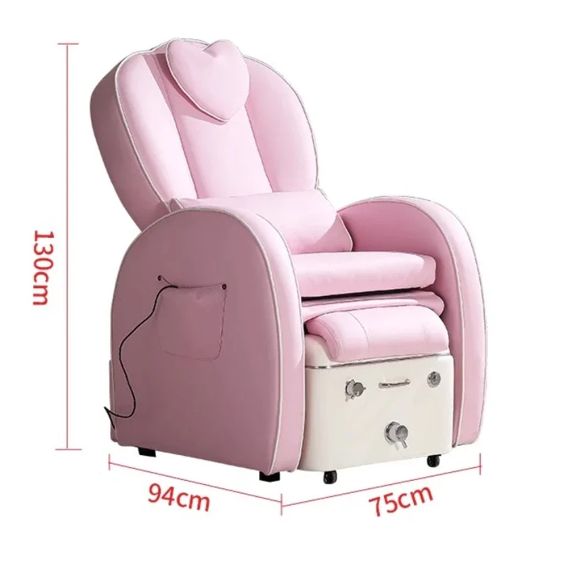 

Salon Furniture Pedicure Chair Professional Massage Footrest Design Pedicure Chairs for Nails Salon Support Pedicure