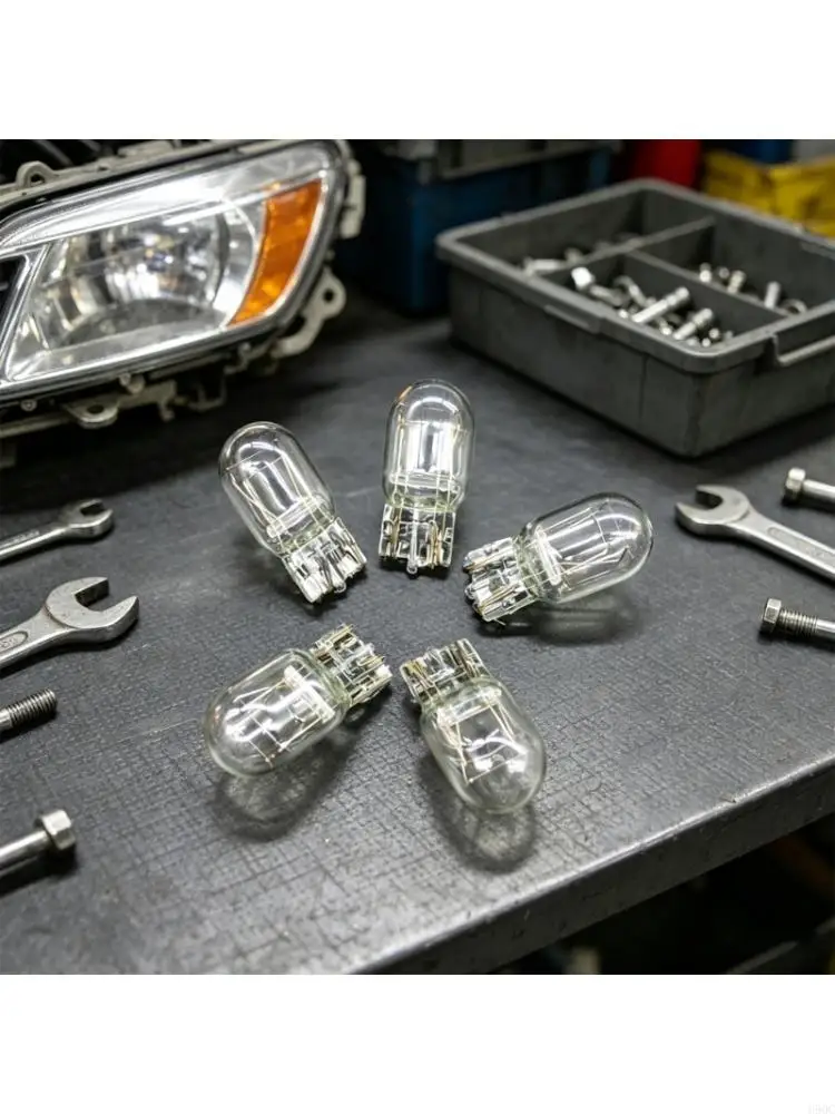 Two-Filament 7443 Automotive Bulb 10 Pack for Brake Light Service New