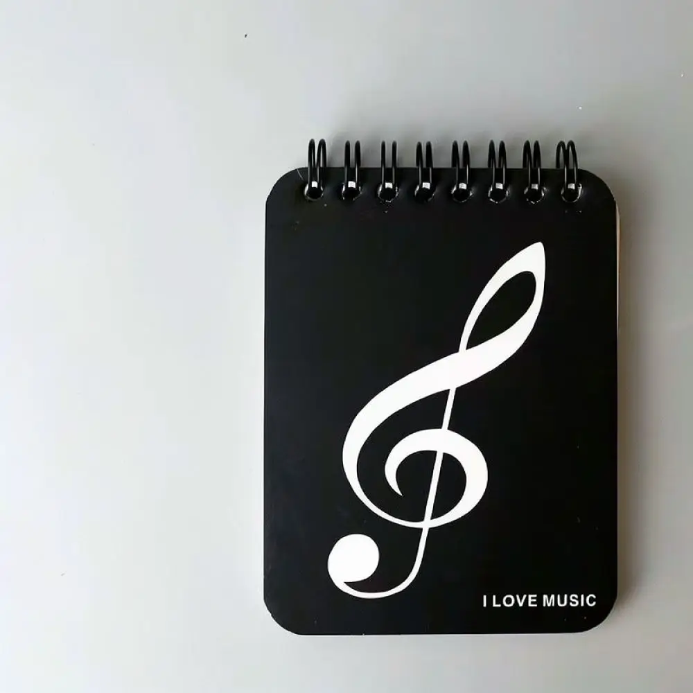 For For Zhouxu Music Theme Pocket Journal Small Writing Pad Stationery Notepad Record Book School Office Daily Memo