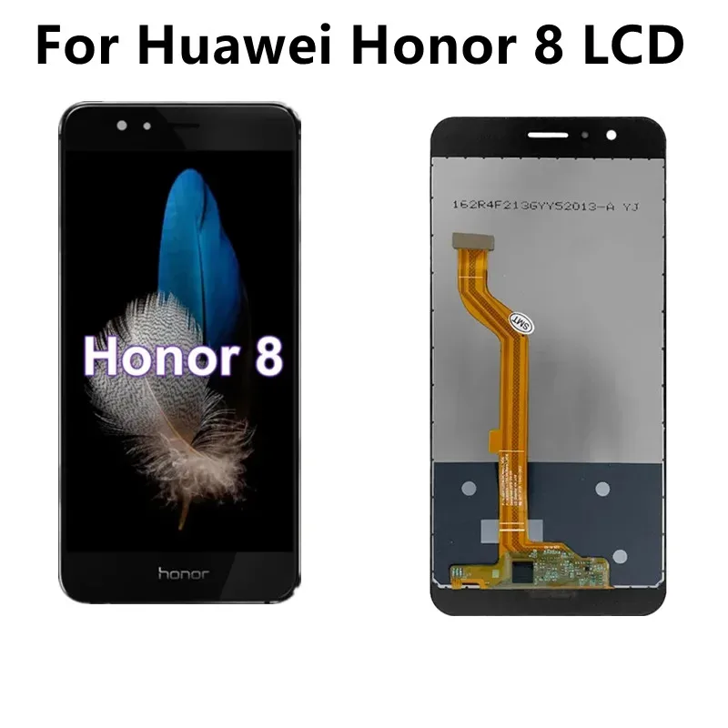 

100% протестированный для Huawei Honor 8, ЖК-дисплей, сенсорный экран, дигитайзер, аксессуары для замены для Honor 8, ЖК-дисплей с рамкой